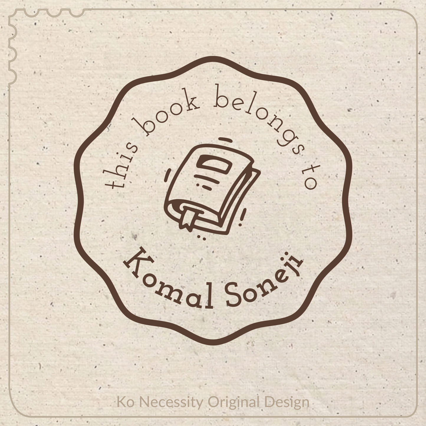 Book Badge | Library Stamp