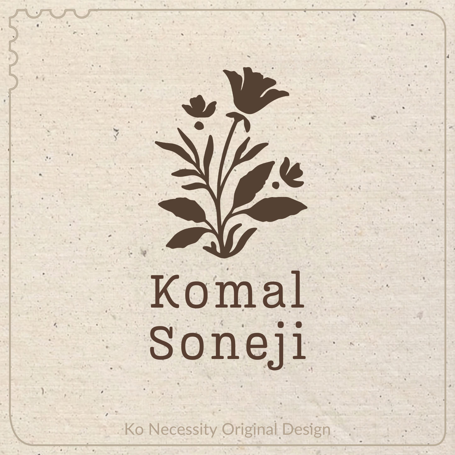 Flowers | Library Stamp