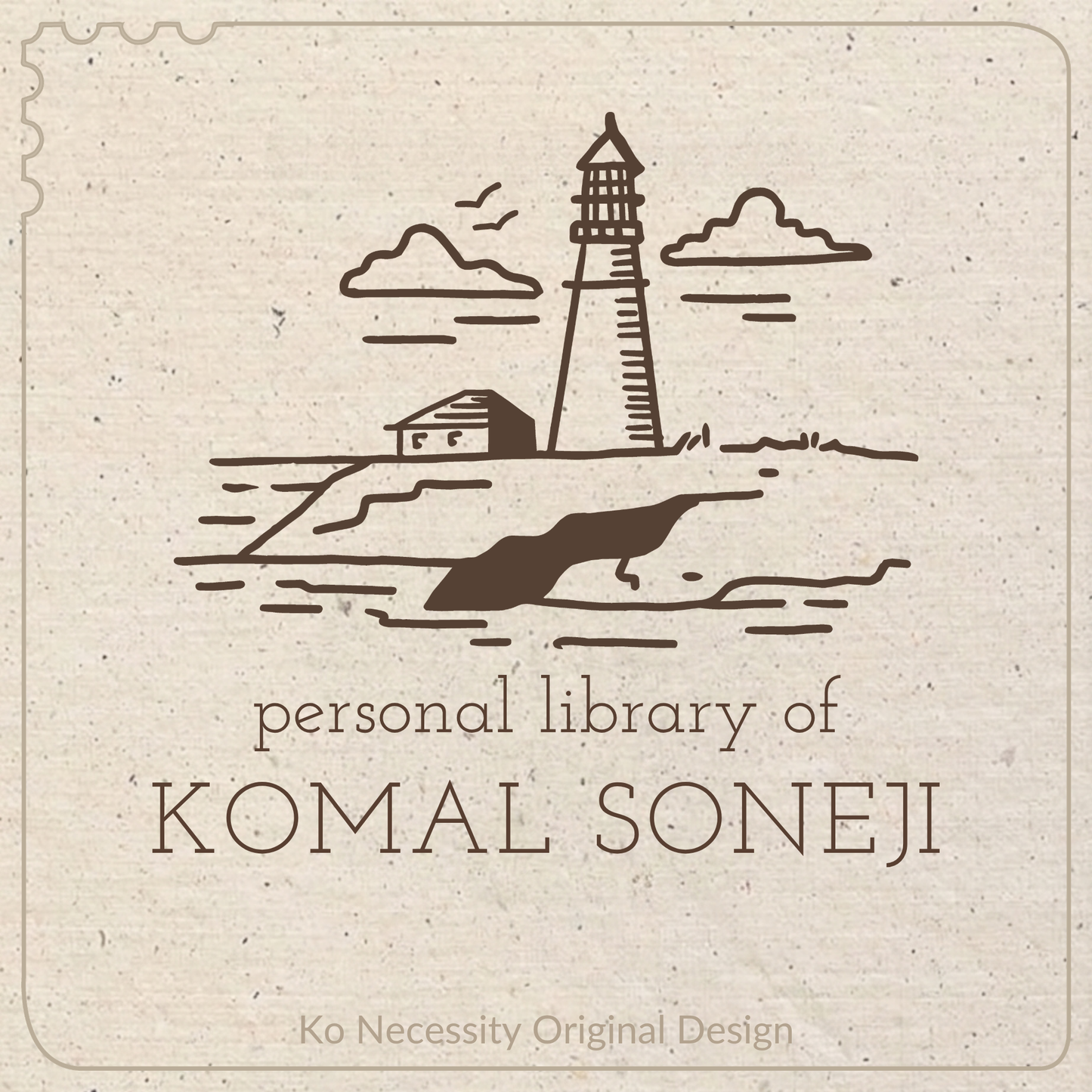 The Lighthouse | Library Stamp