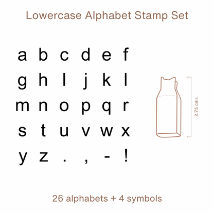 COMBO | Alphabet + Number Stamp Set