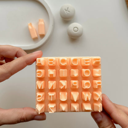 COMBO | Alphabet + Number Stamp Set
