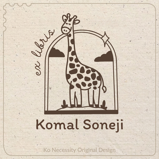 The Giraffe | Library Stamp