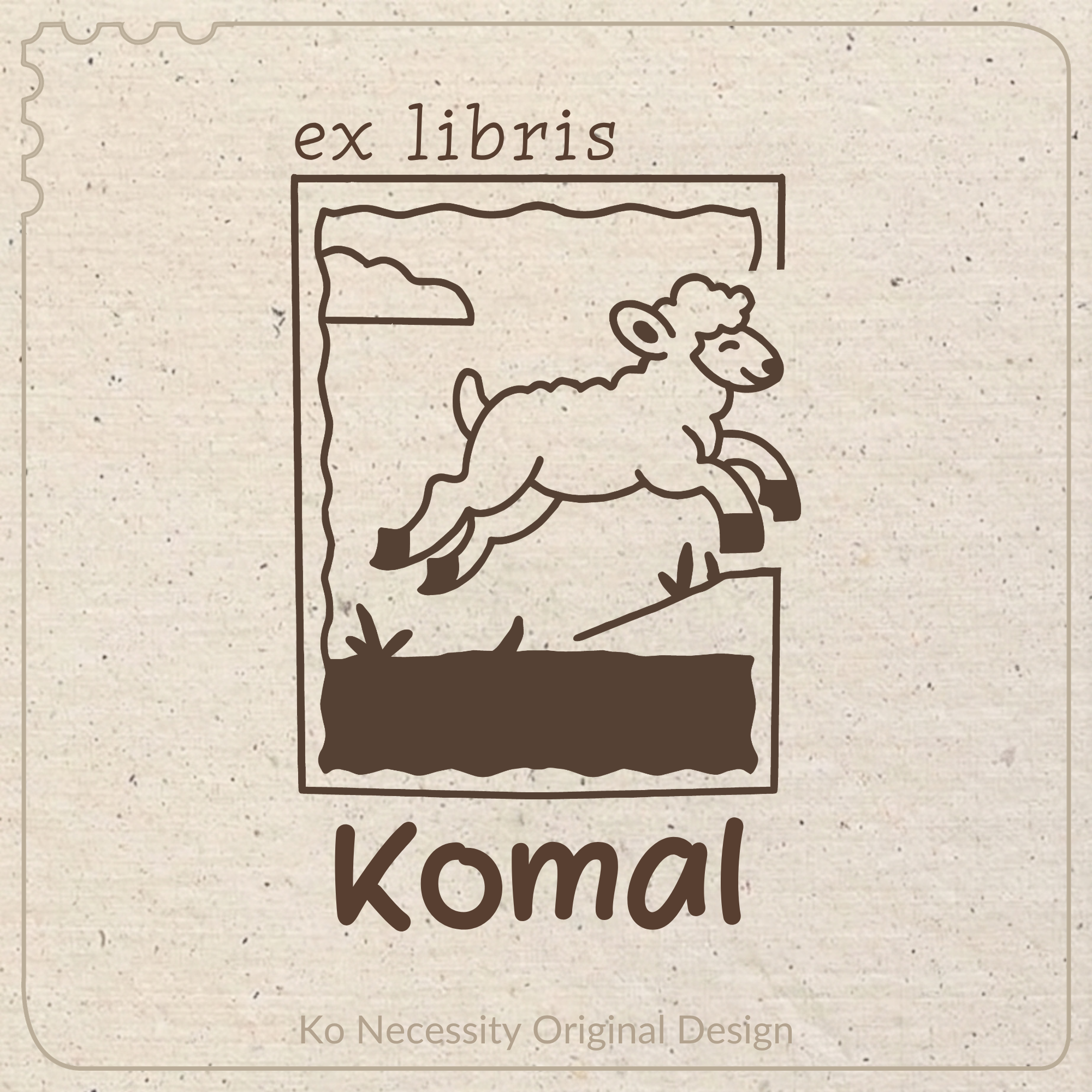 The Sheep | Library Stamp – Ko Necessity