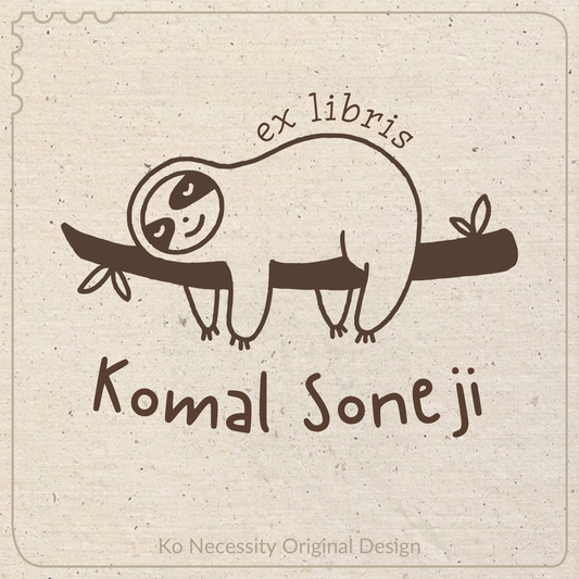 The Sloth | Library Stamp