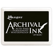 Load image into Gallery viewer, Jet Black Archival Combo Ink Pad + Refill Ink Bottle

