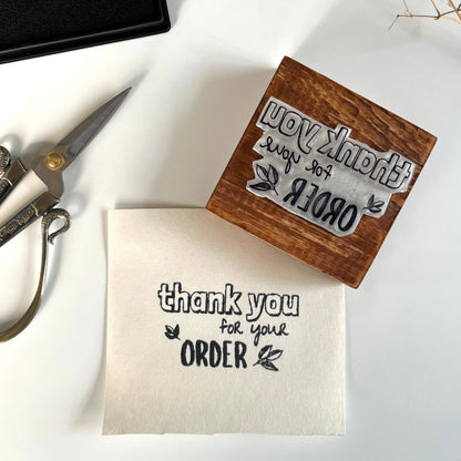 Thank You For Your Order